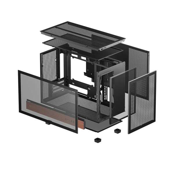 DeepCool CH260 Tempered Glass Wood