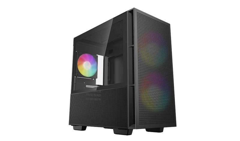 DeepCool CH360 Tempered Glass Black