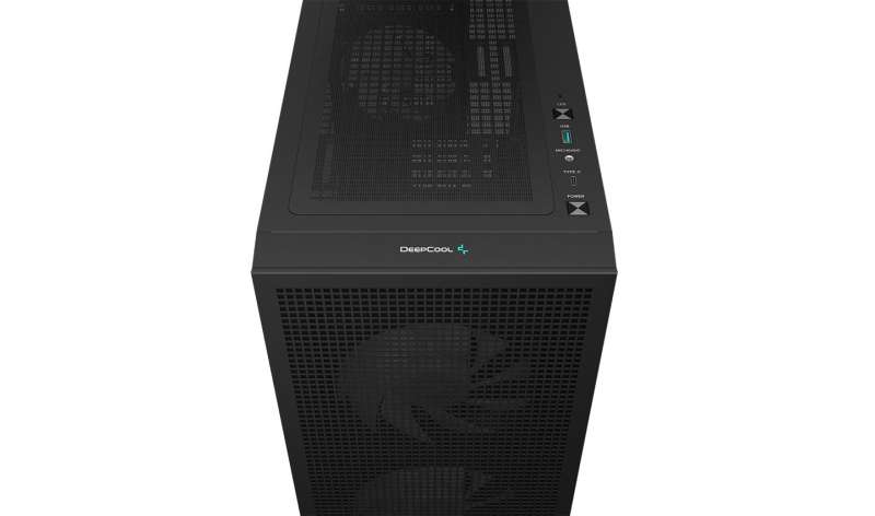 DeepCool CH360 Tempered Glass Black