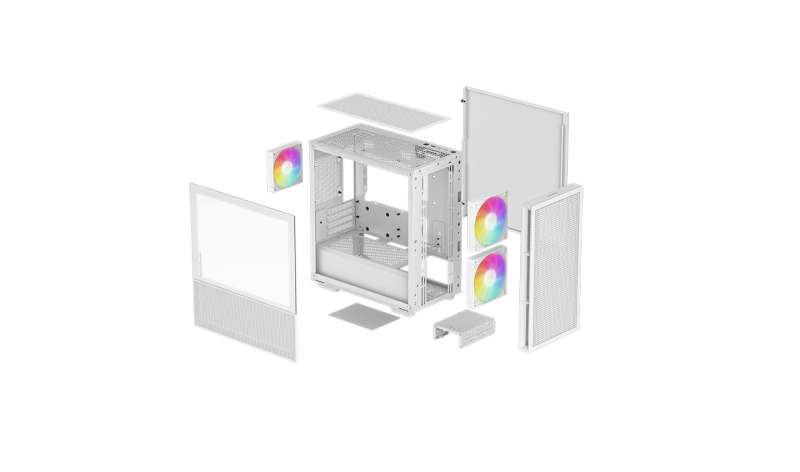 DeepCool CH360 Tempered Glass White