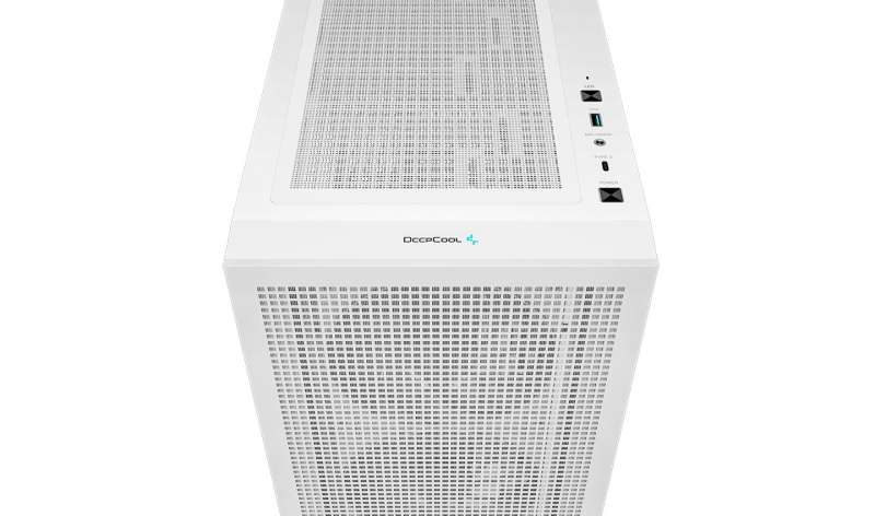 DeepCool CH560 DIGITAL WH Tempered Glass White