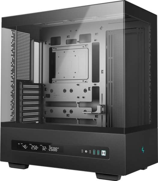 DeepCool CH690 Digital Tempered Glass Black