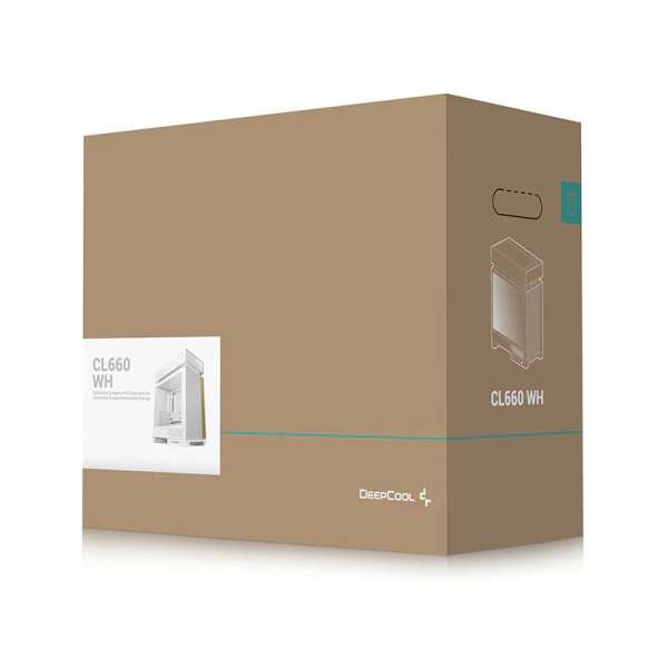 DeepCool CL660 Tempered Glass White