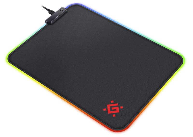 Defender Black L Light Gaming Egérpad Black