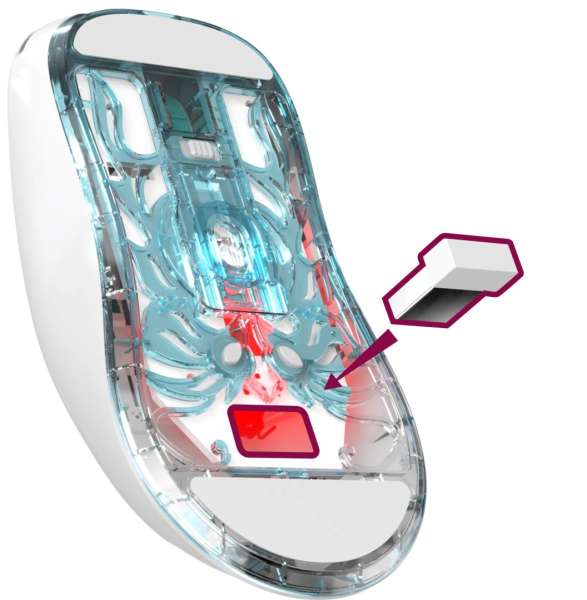 Defender Fame GM-516 Wireless Gaming Mouse White