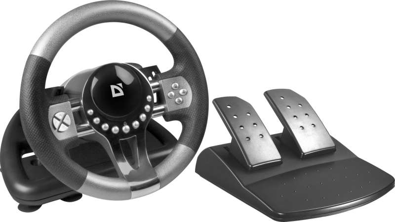 Defender Forsage GTR USB Kormány Black/Silver