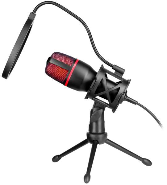 Defender Forte GMC 300 Gaming stream Microphone Black