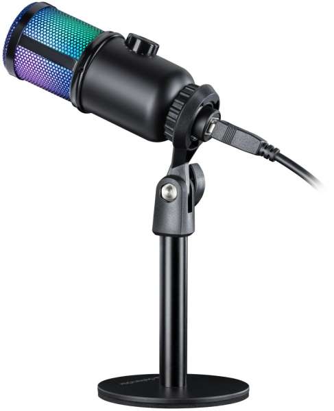 Defender Glow GMC 400 Gaming Stream Microphone Black