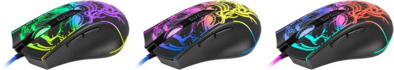 Defender Bulletstorm GM-928 RGB Gaming Mouse Black