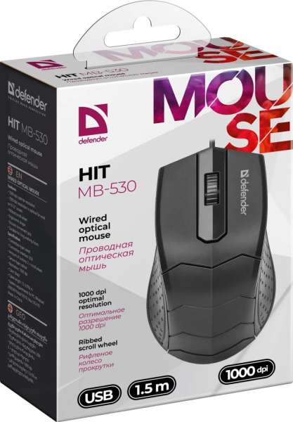 Defender Hit MB-530 Mouse Black