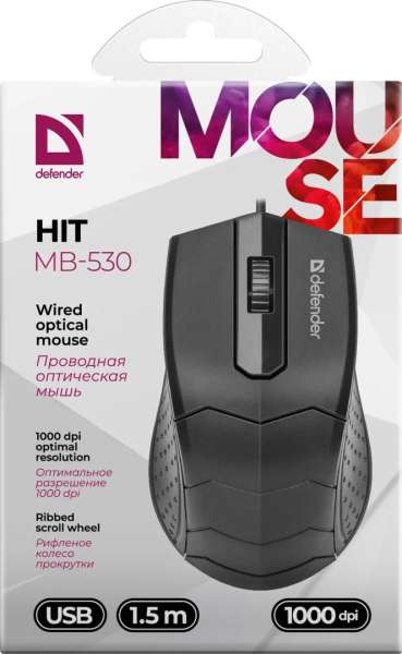 Defender Hit MB-530 Mouse Black
