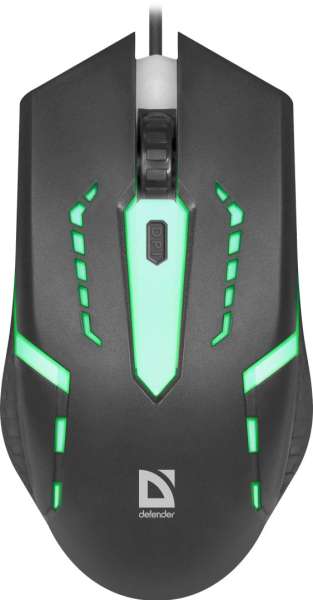 Defender Flash MB-600L RGB Gaming Mouse Black