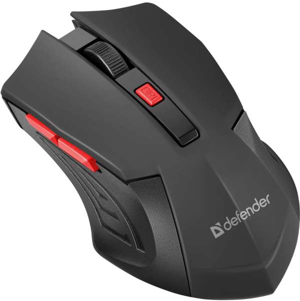 Defender RF Accura MM-275 Wireless Mouse Black/Red