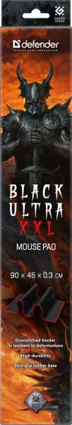 Defender Black Ultra XXL Gaming Egérpad Black