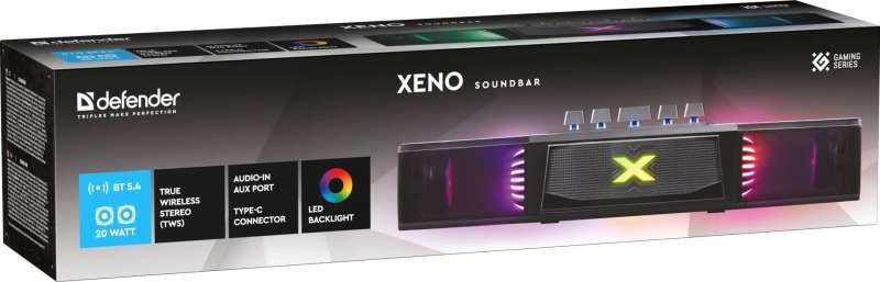 Defender Xeno Bluetooth Soundbar Black