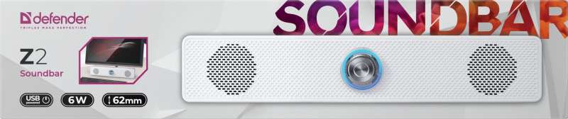 Defender Z2 RGB Bluetooth SoundBar White