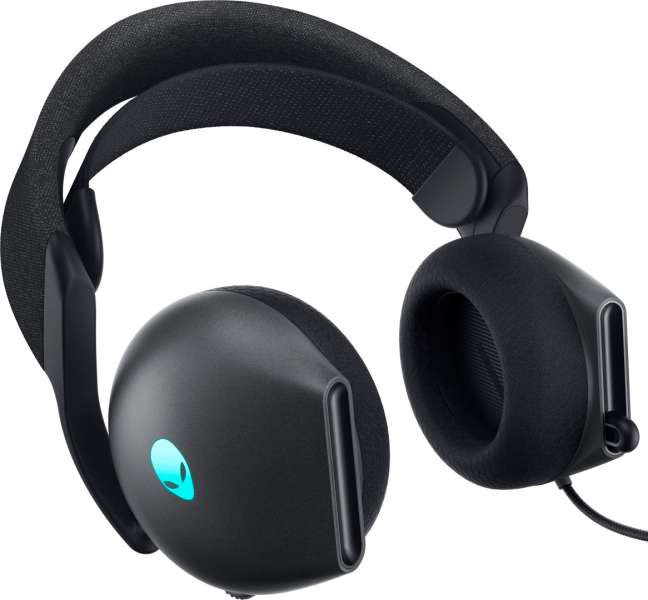 Dell AW520H Alienware Wired Gaming Headset Dark Side of the Moon