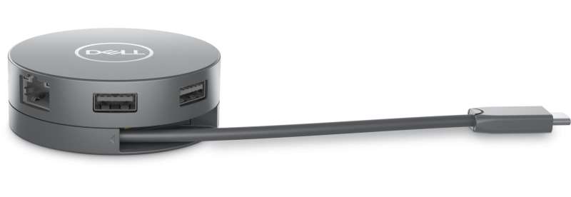 Dell DA305 6-in-1 USB-C Multiport Adapter Grey