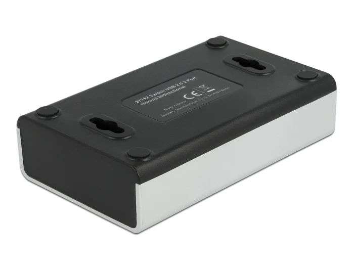 DeLock 4-portos USB2.0 HUB with Switches Silver/Black