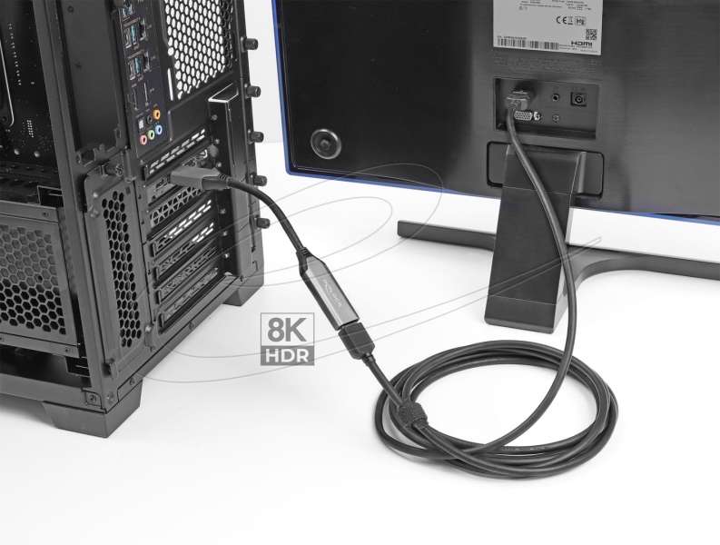DeLock Active DisplayPort 1.4 to HDMI Adapter 8K with HDR function