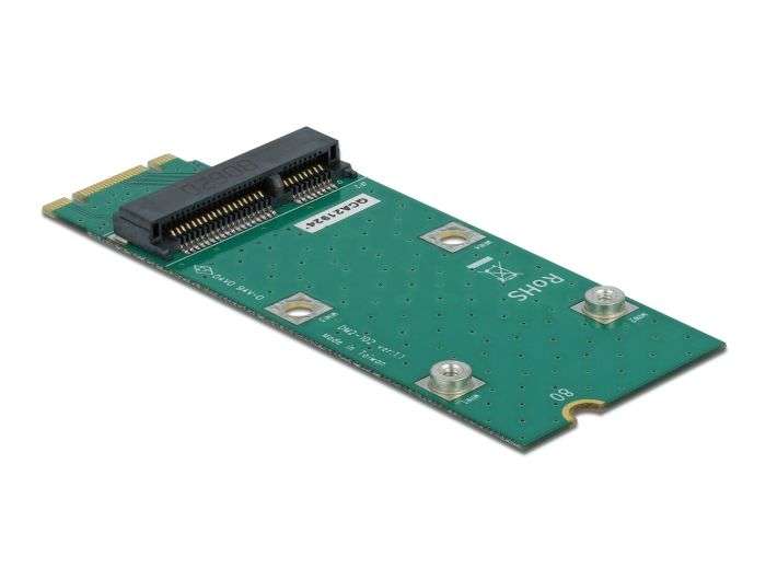 DeLock Adapter M.2 Key B+M to Mini PCIe slot (PCIe/USB)