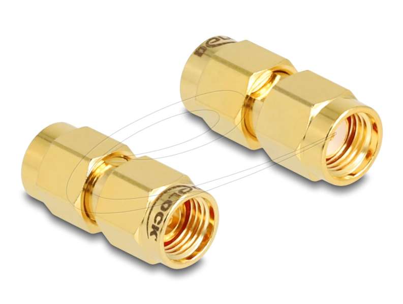 DeLock Adapter RP-SMA plug to RP-SMA plug