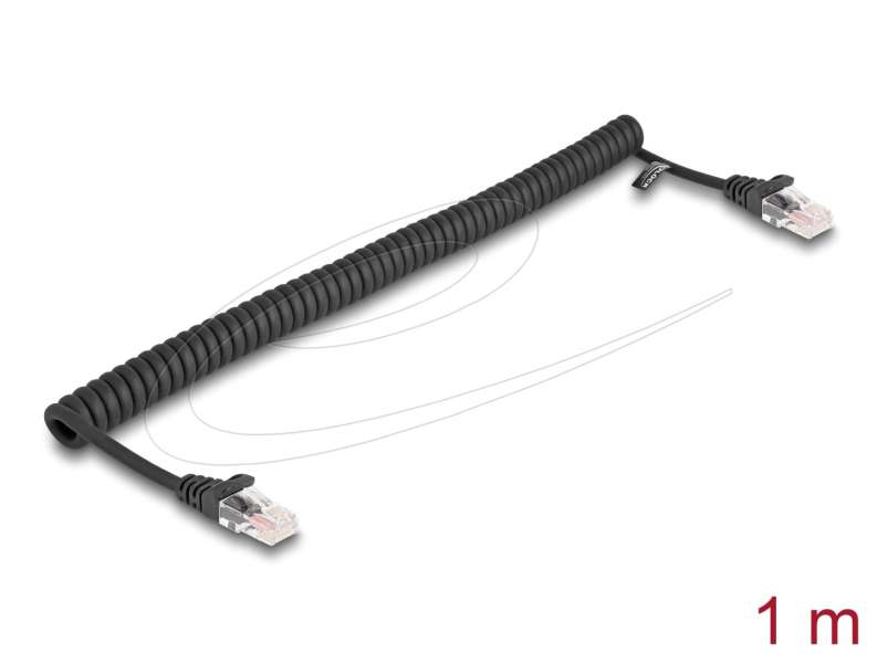 DeLock CAT5e U-UTP Patch Cable 1m Black