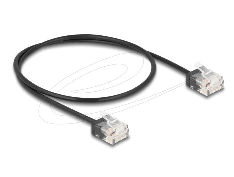 DeLock CAT6 U-UTP Patch Cable 0,5m Black