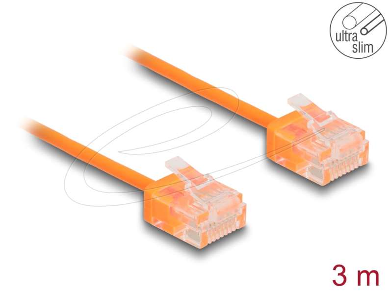 DeLock CAT6 U-UTP Patch Cable 3m Orange