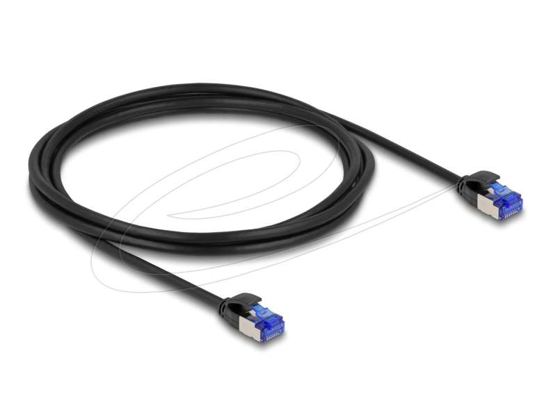 DeLock CAT6A S-FTP Patch Cable 2m Black