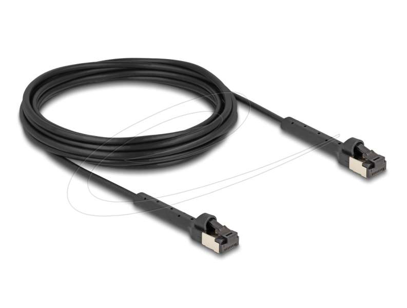 DeLock CAT6A U-FTP Patch Cable 5m Black