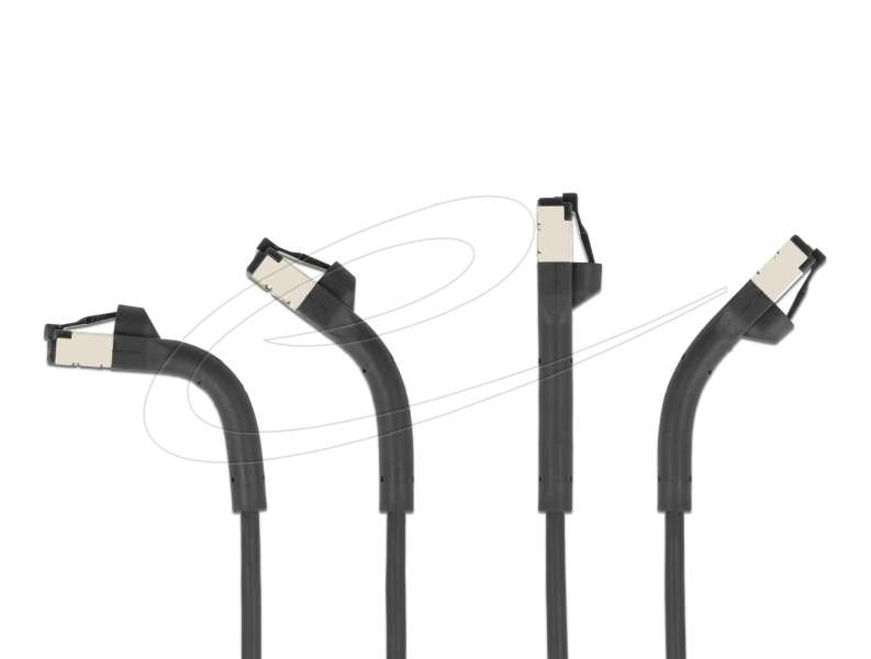 DeLock CAT6A U-FTP Patch Cable 5m Black