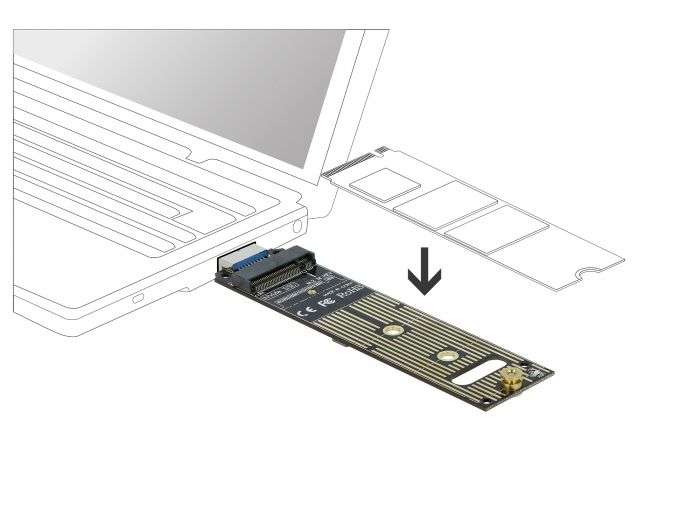 DeLock Converter for M.2 NVMe PCIe SSD with USB 3.1 Gen 2