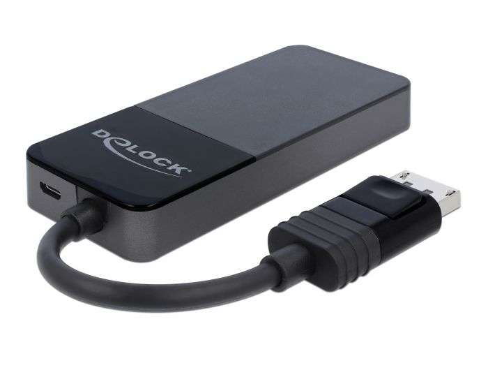 DeLock DisplayPort 1.4 Splitter 1 x DisplayPort in > 3 x DisplayPort out