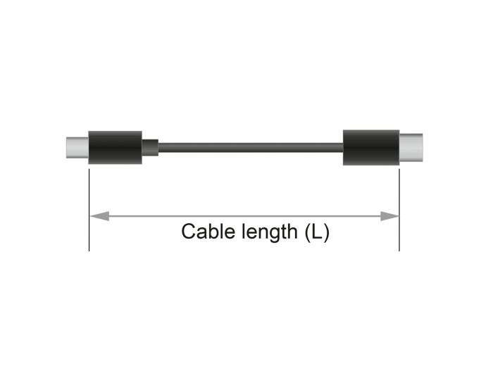 DeLock DisplayPort cable 8K 60 Hz 2m DP 8K certified