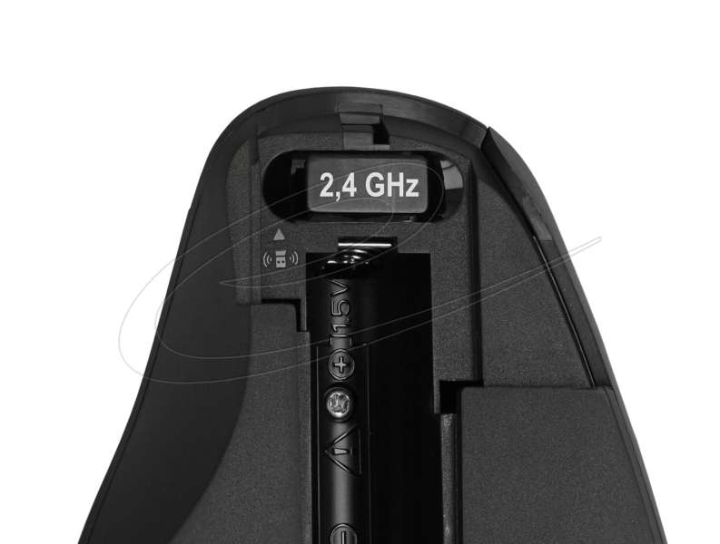 DeLock Ergonomic Wireless Vertical Mouse Black