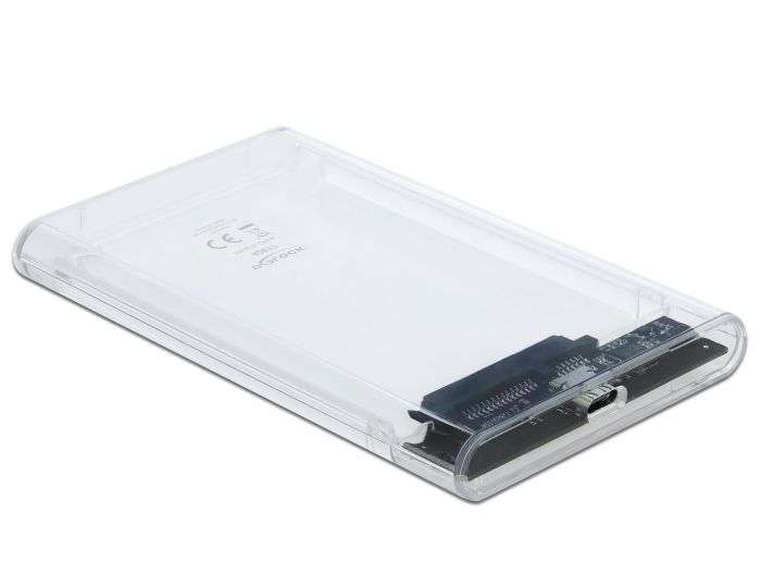 DeLock External Enclosure for 2,5″ SATA HDD / SSD with SuperSpeed USB 10 Gbps (USB 3.1 Gen 2)