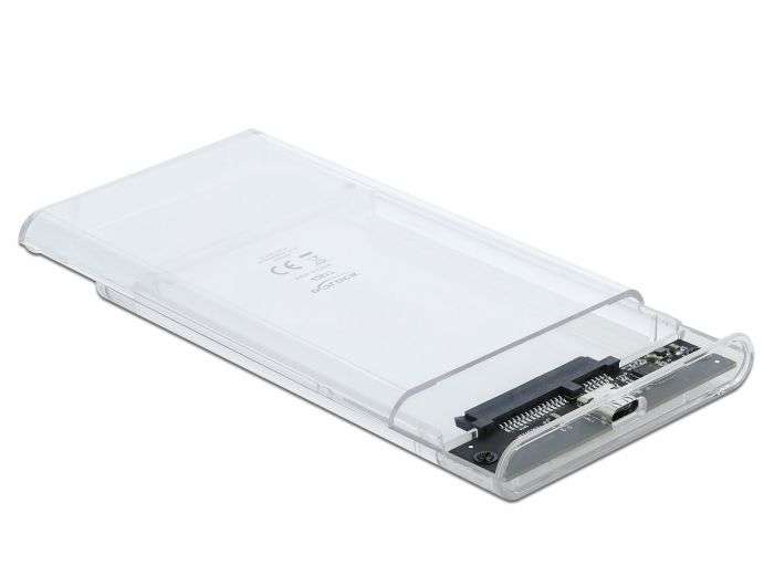 DeLock External Enclosure for 2,5″ SATA HDD / SSD with SuperSpeed USB 10 Gbps (USB 3.1 Gen 2)