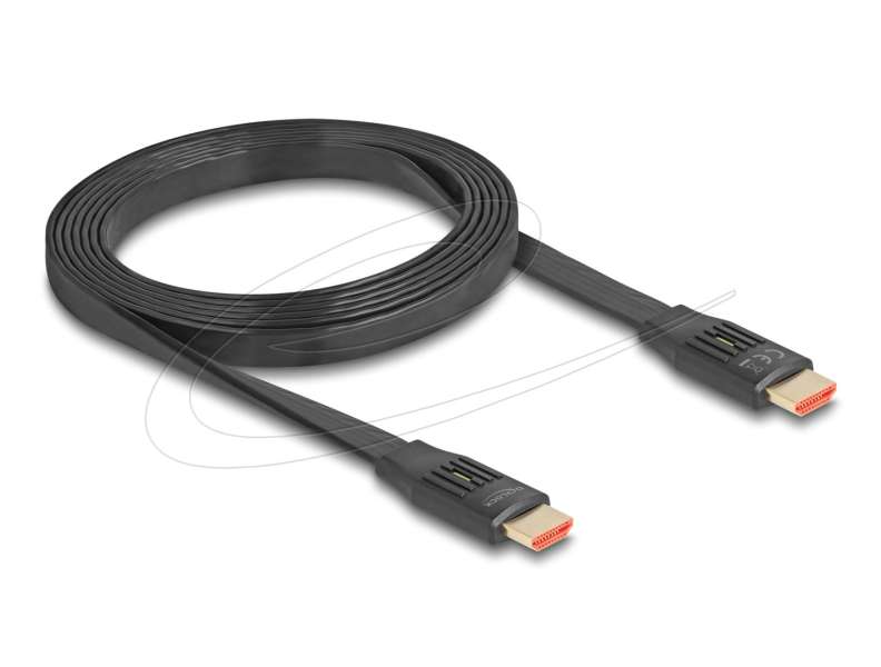 DeLock High Speed HDMI 8K Flat Ribbon Cable 2m Black