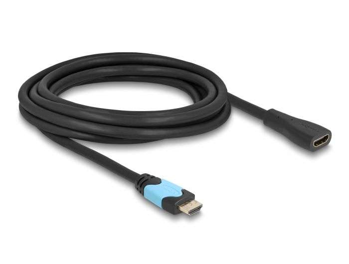 DeLock High Speed HDMI extension cable 48 Gbps 8K 60Hz 3m Black
