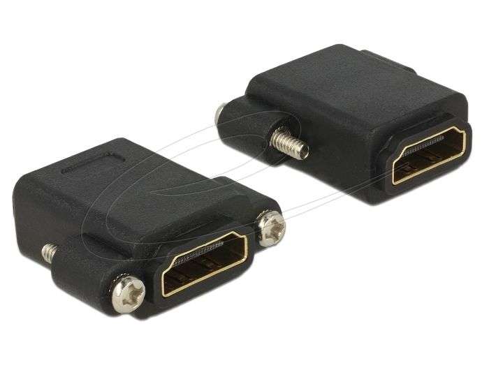 DeLock High Speed HDMI female to HDMI famale adapter Black