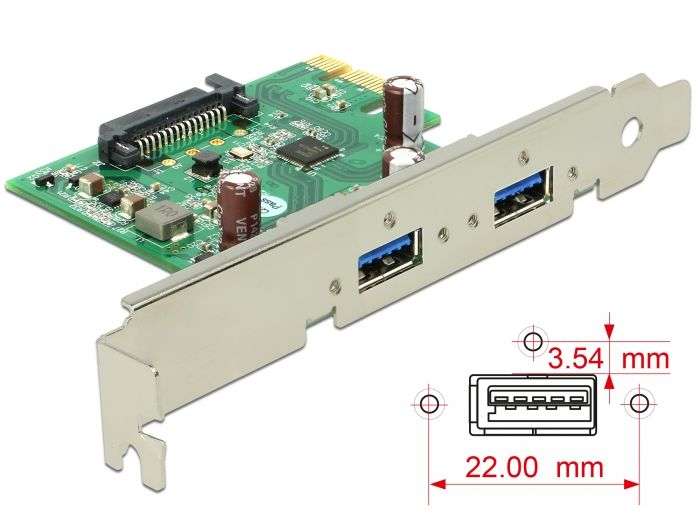 DeLock PCI Express Card > 2x USB 3.0