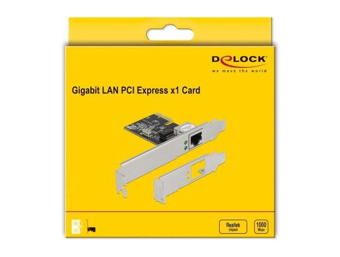 DeLock PCIE Hálózati Kártya