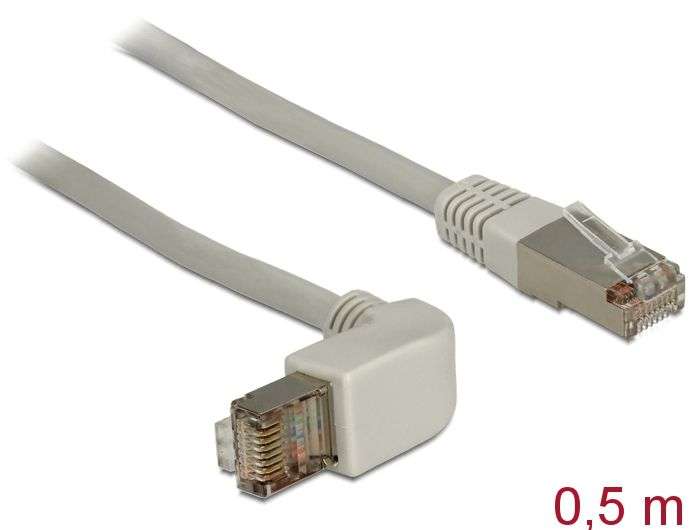 DeLock CAT5e S-FTP Patch Cable 0,5m Grey