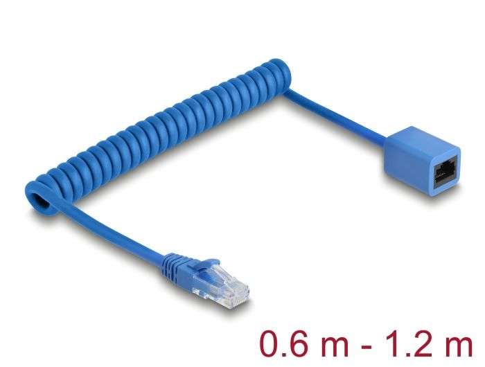 DeLock CAT6 U-UTP Patch Cable 1,2m Blue