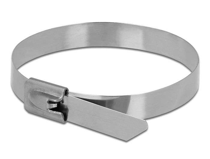DeLock Stainless Steel Cable Ties L 400 x W 7.9 mm 10 pieces