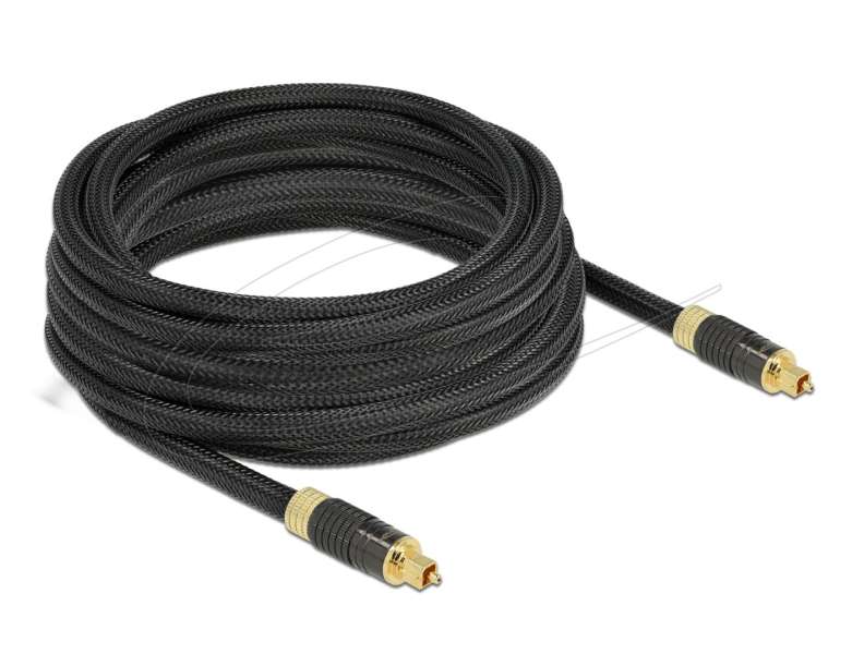 DeLock Toslink Standard Cable male - male 5m Black