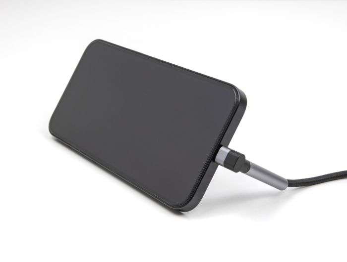 DeLock USB 2.0 Cable USB Type-C male to male angled with stand function PD 3.0 60W 1,5m Black