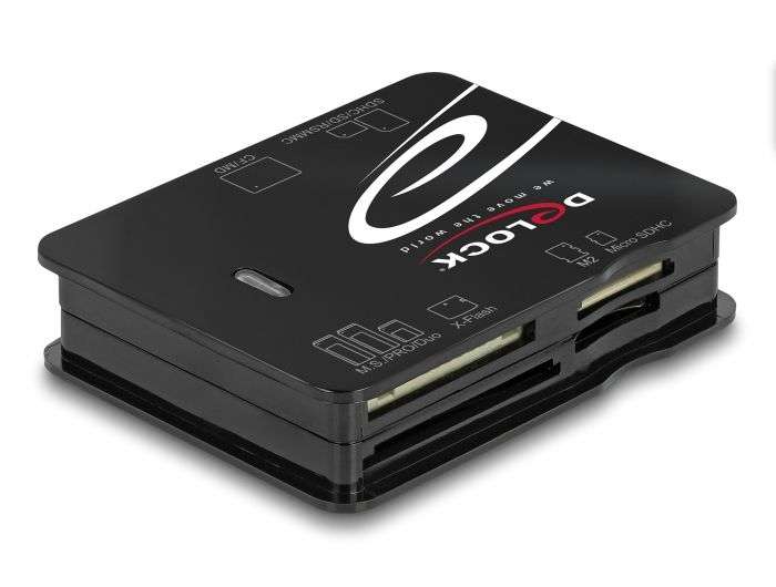 DeLock USB 2.0 Card Reader Black