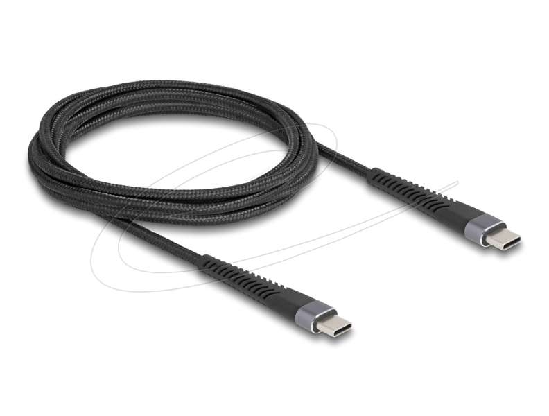 DeLock USB-C to USB-C cable 2m Black
